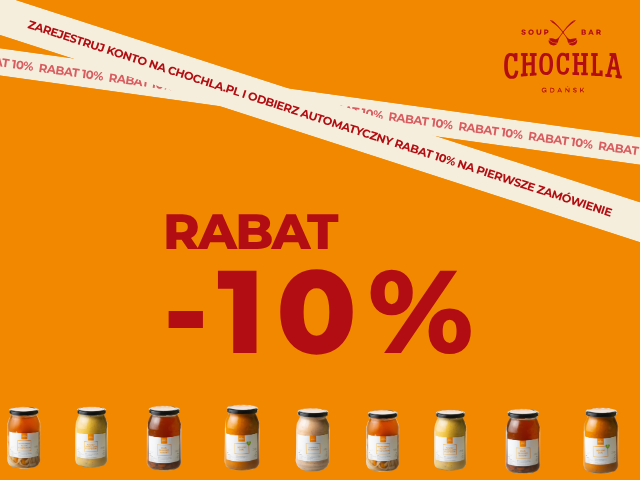 RABAT 10% NA PIERWSZE ZAMÓWIENIE